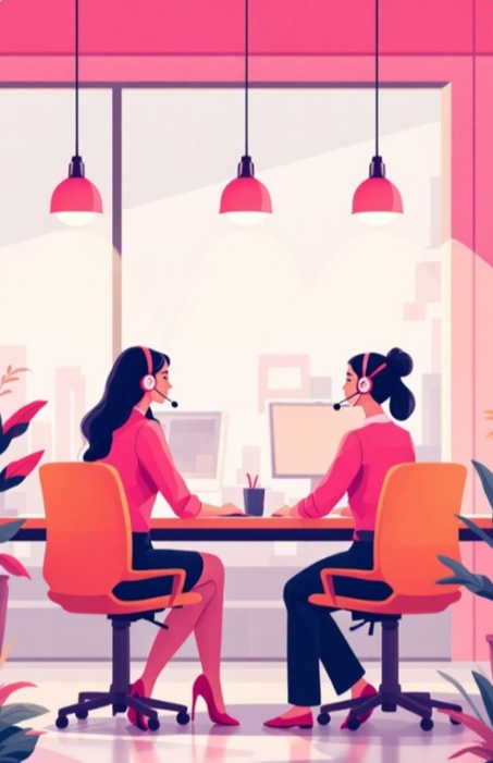 상담사 일러스트